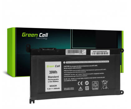 Bateria do laptopów Green Cell Bateria do Dell WDXOR 11,4V 3400mAh DE150